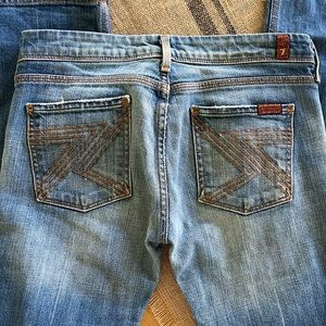 7 for all Mankind low rise FLARE jeans